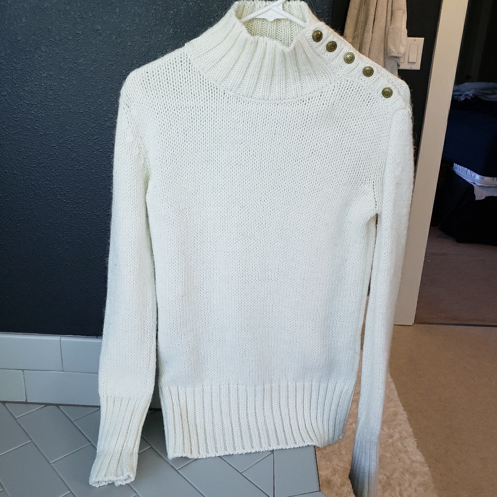 ZARA tunic turtleneck with buttons